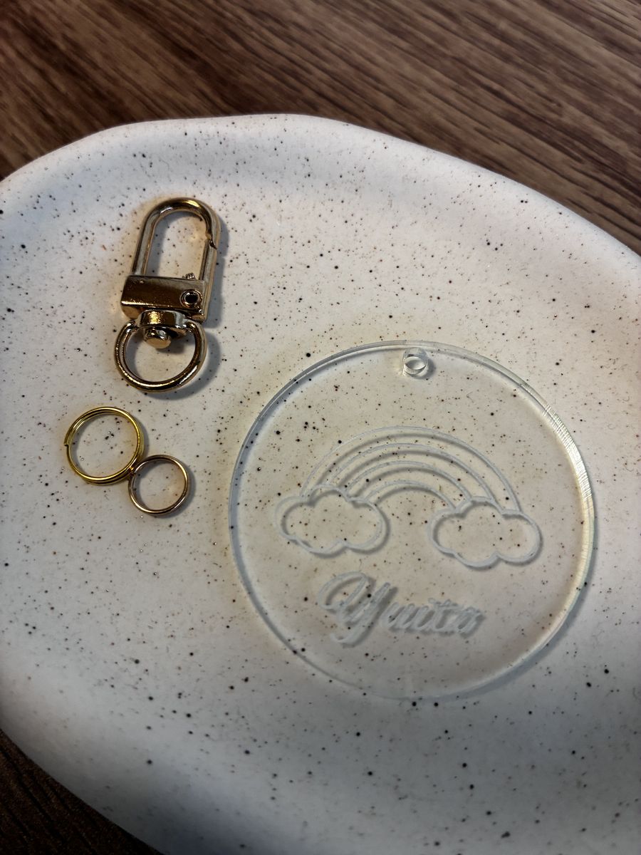 キーホルダー金具のセット。ナスカン・二重リング・丸カン